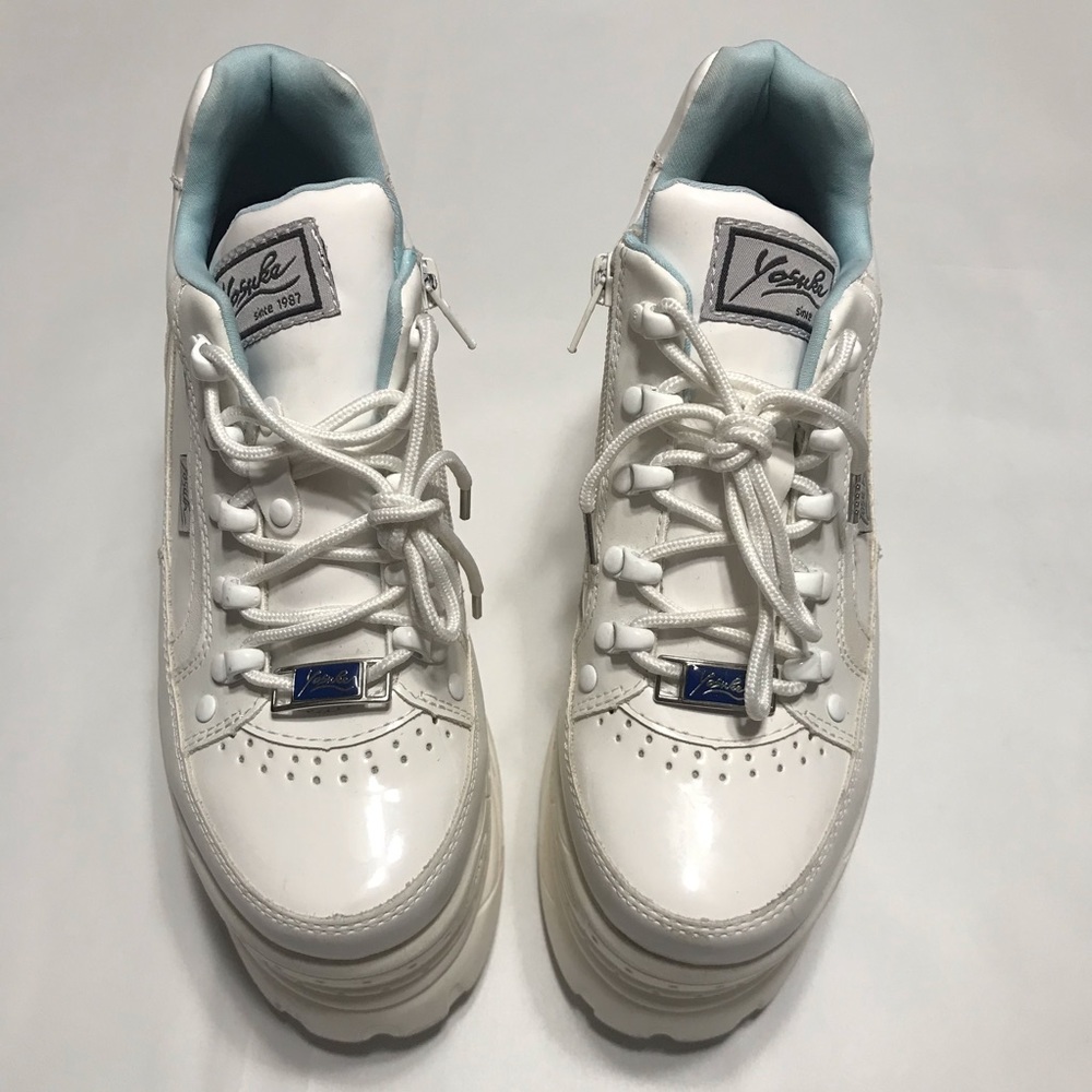 Stacked platform Buffalo dupe sneakers